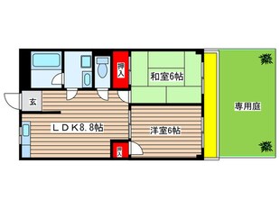 ファミールはらたの物件間取画像